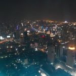 Bangkok von oben mit Skyline