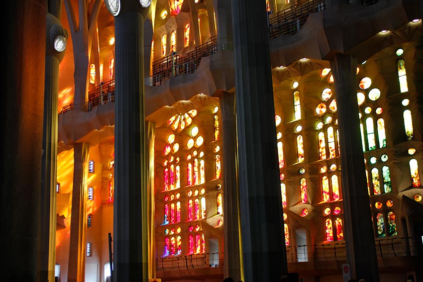 Sagrada Famiglia from inside