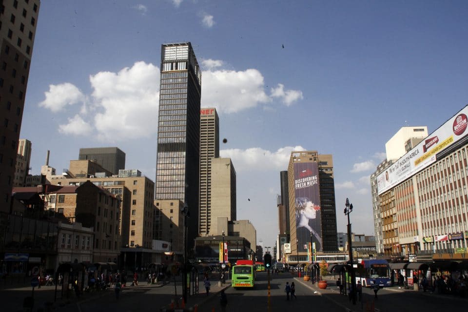 Busbahnhof in Johannesburg