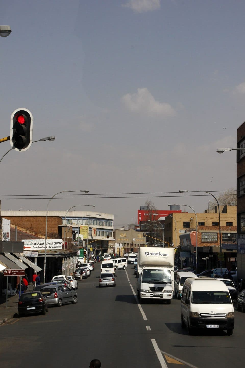 Straße in Johannesburg