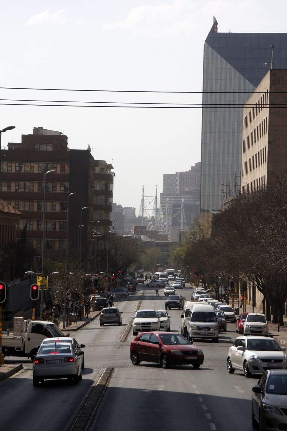 Straßenleben in Johannesburg