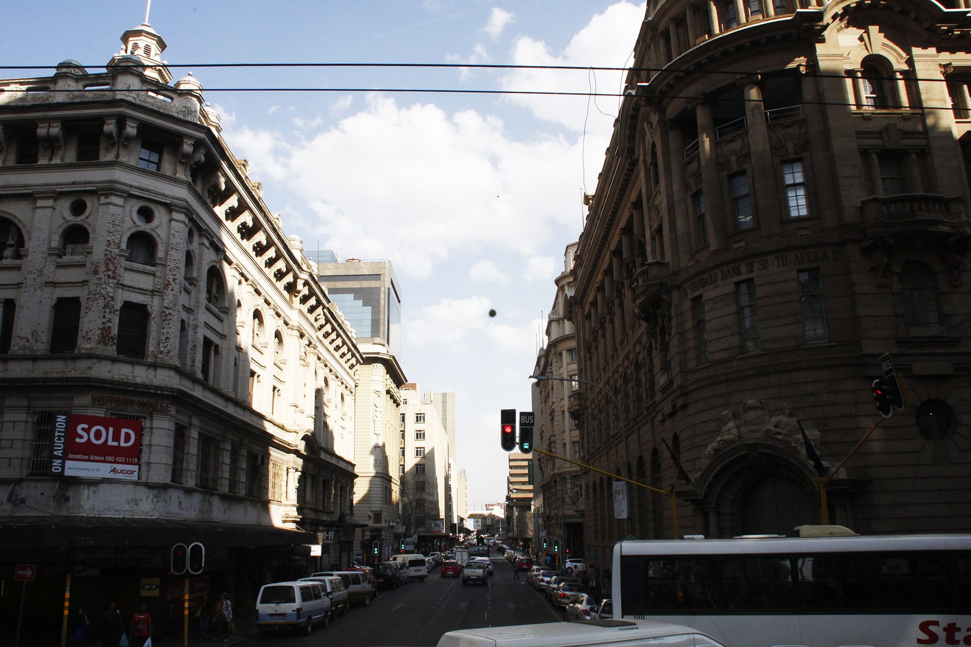 Bankenviertel in Johannesburg