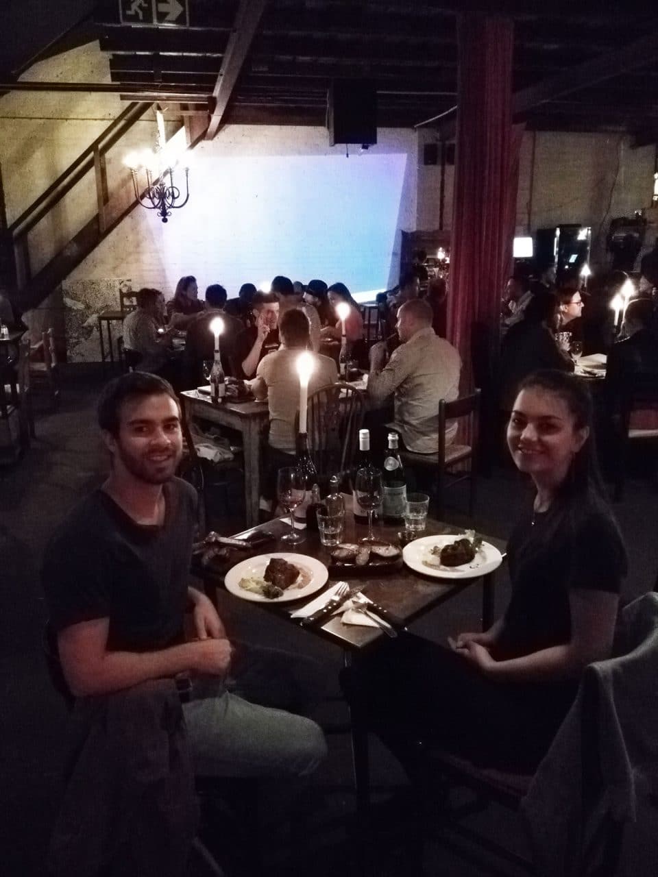 Dorie und Timo bei Che Argentine Grill in Johannesburg