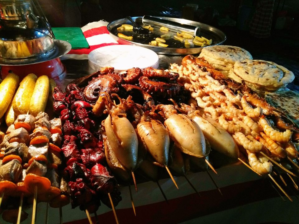 Seafood am Forodhani Market in Stone Town