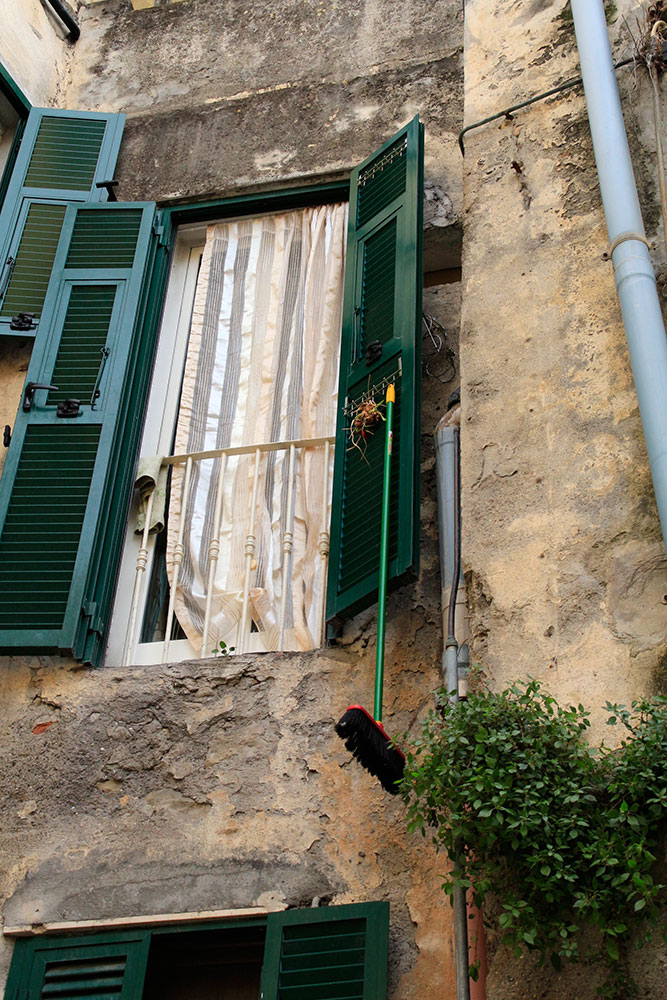 Fenster in Ventimiglia