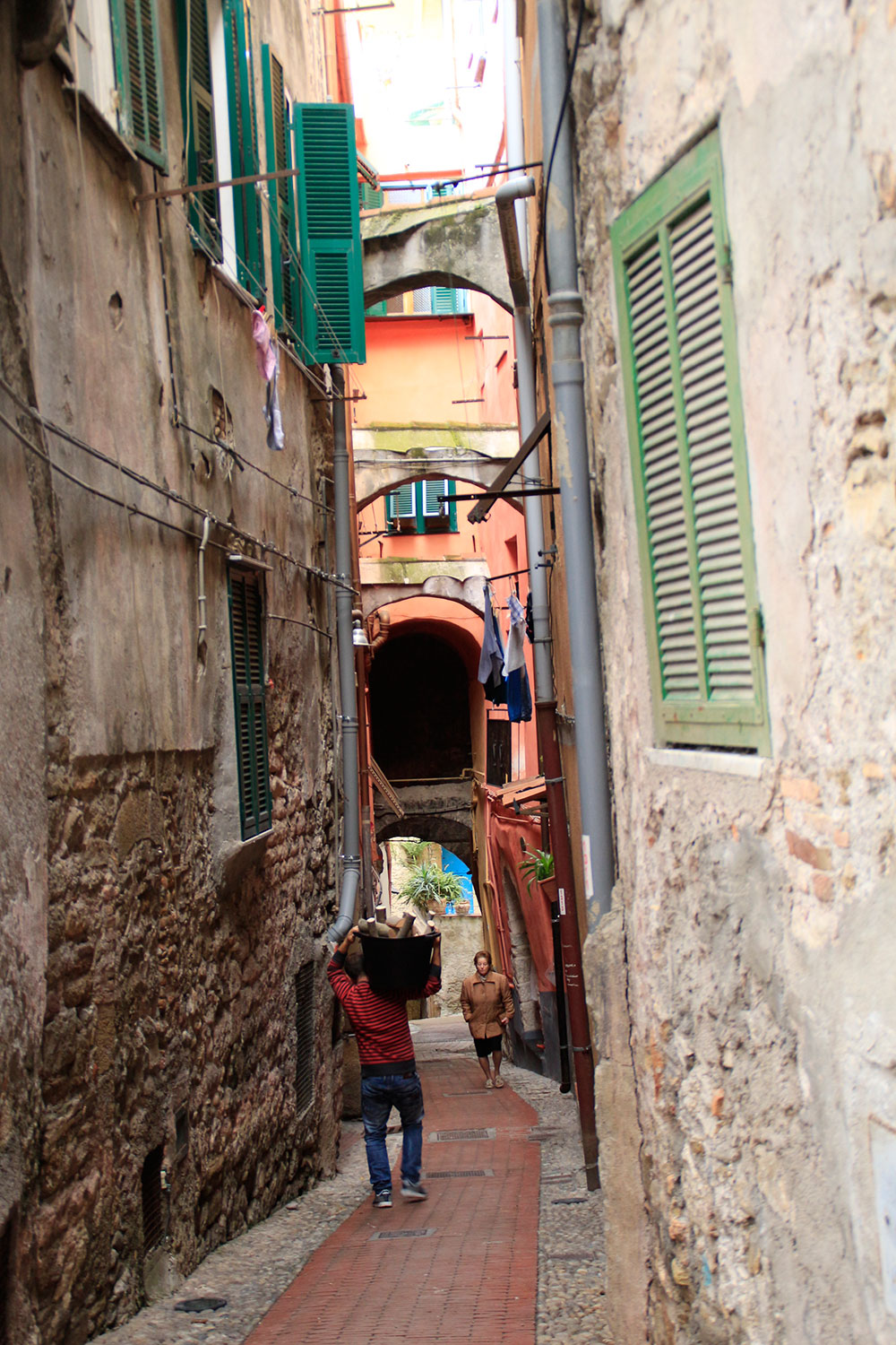 Enge Gasse in Ventimiglia Alta