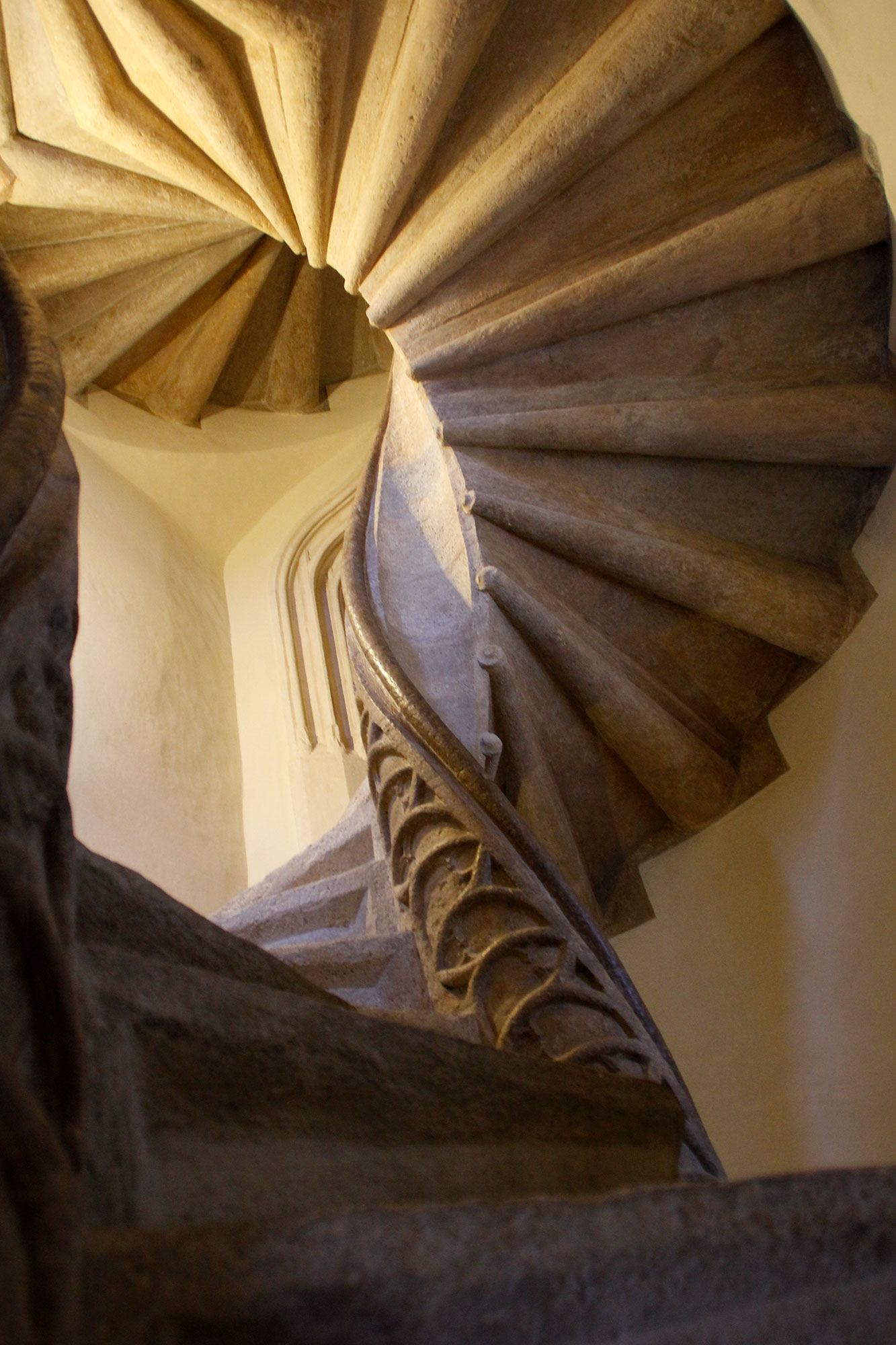 Doppelwendeltreppe in der Grazer Burg