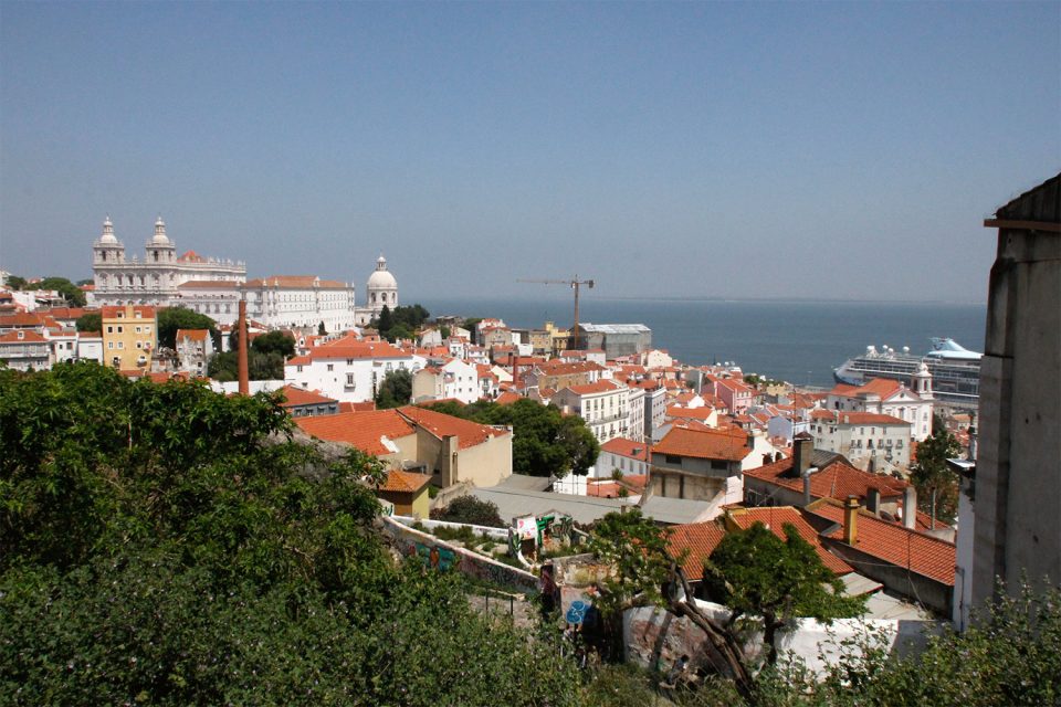 Miradouro in Lissabon, Alfama 
