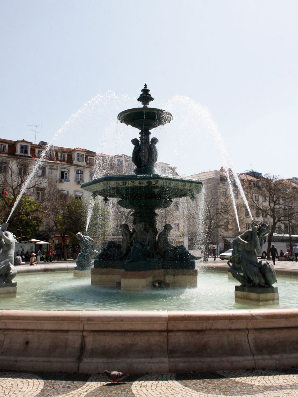 Springbrunnen in Lissabon