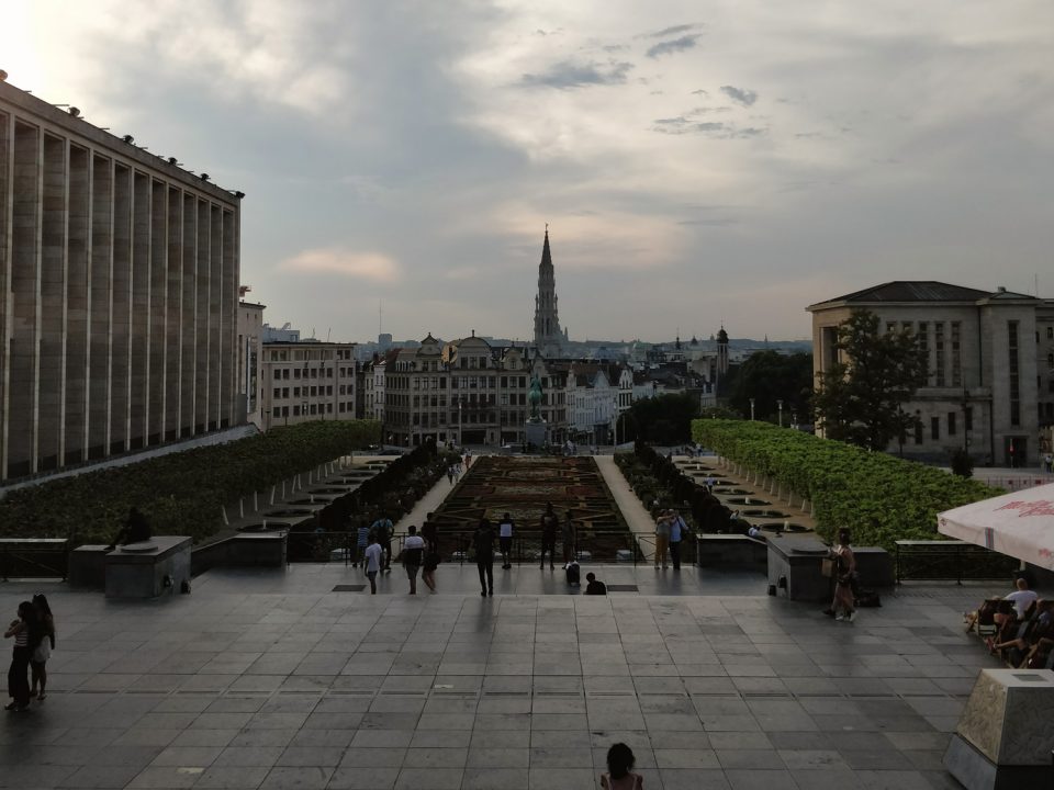 Ausblick über Brüssel