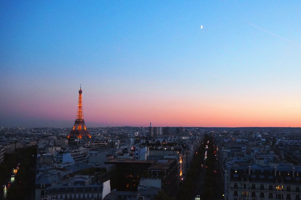 Paris im Sonnenuntergang 