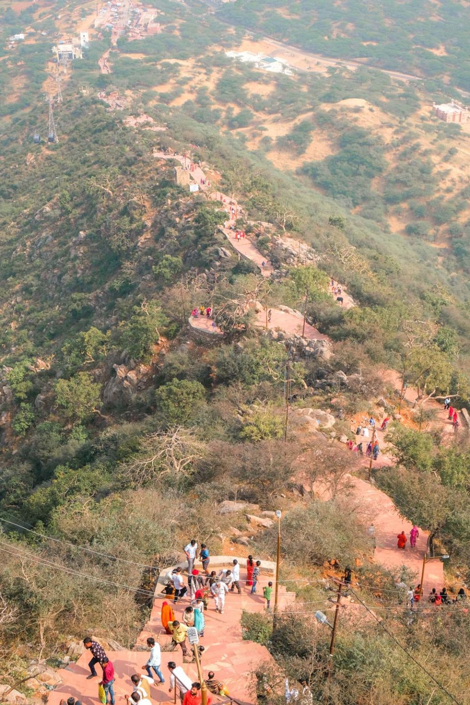 Aussicht auf Pushkar und die Wüste Rajasthans