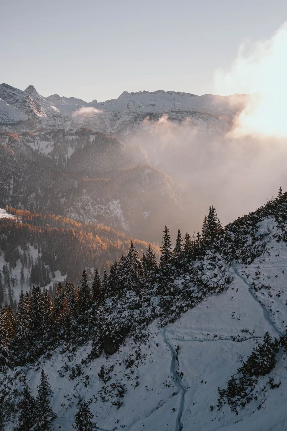 Berge in Berchtesgaden.